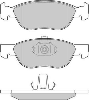 E.T.F. 12-1131 - Kit de plaquettes de frein, frein à disque cwaw.fr