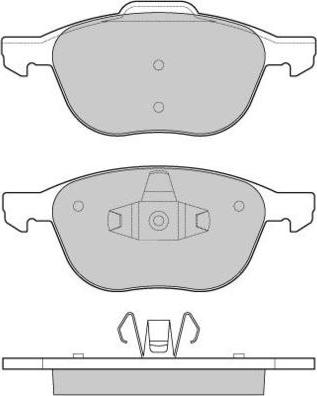 E.T.F. 12-1133 - Kit de plaquettes de frein, frein à disque cwaw.fr