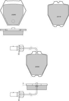 E.T.F. 12-1121 - Kit de plaquettes de frein, frein à disque cwaw.fr