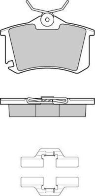 E.T.F. 12-1175 - Kit de plaquettes de frein, frein à disque cwaw.fr