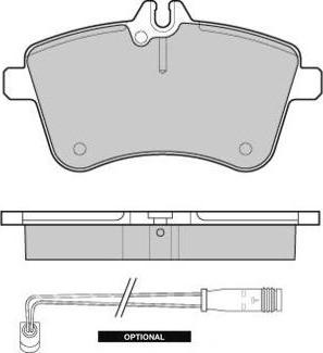 BENDIX 573230 - Kit de plaquettes de frein, frein à disque cwaw.fr