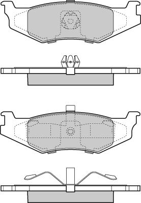 E.T.F. 12-1390 - Kit de plaquettes de frein, frein à disque cwaw.fr