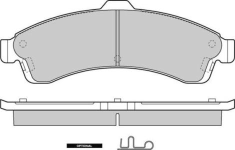 E.T.F. 12-1308 - Kit de plaquettes de frein, frein à disque cwaw.fr