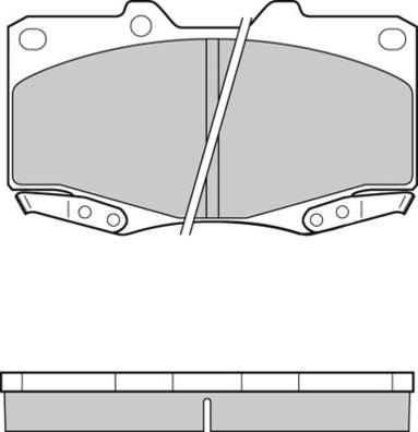 Valeo 598951 - Kit de plaquettes de frein, frein à disque cwaw.fr