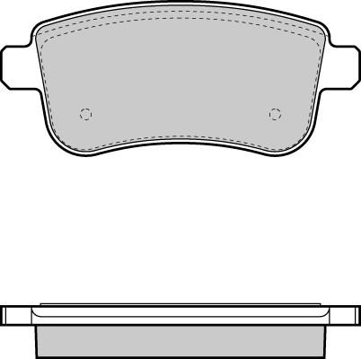 HELLA T1850 - Kit de plaquettes de frein, frein à disque cwaw.fr