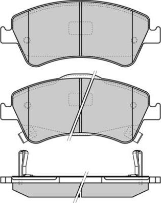 HELLA 8DB 355 013-741 - Kit de plaquettes de frein, frein à disque cwaw.fr