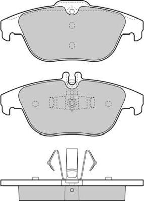 E.T.F. 12-1328 - Kit de plaquettes de frein, frein à disque cwaw.fr