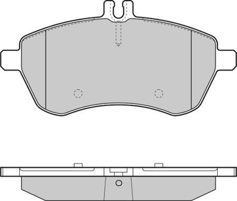 E.T.F. 12-1327 - Kit de plaquettes de frein, frein à disque cwaw.fr