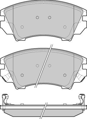 E.T.F. 12-1377 - Kit de plaquettes de frein, frein à disque cwaw.fr