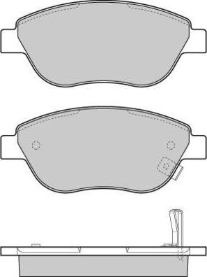 E.T.F. 12-1295 - Kit de plaquettes de frein, frein à disque cwaw.fr