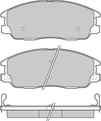 BENDIX 598654 - Kit de plaquettes de frein, frein à disque cwaw.fr