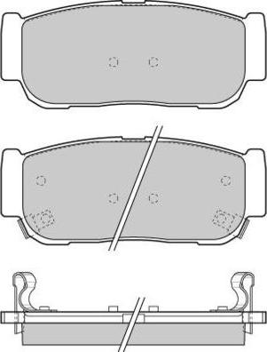 E.T.F. 12-1267 - Kit de plaquettes de frein, frein à disque cwaw.fr