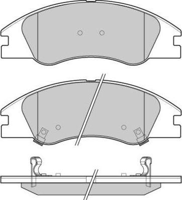 Quinton Hazell 3663600819 - Kit de plaquettes de frein, frein à disque cwaw.fr