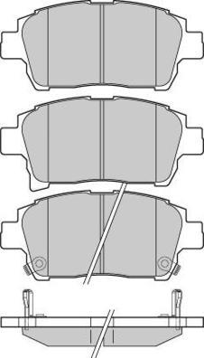 E.T.F. 12-1201 - Kit de plaquettes de frein, frein à disque cwaw.fr