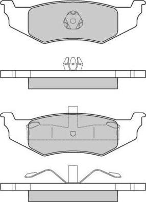 E.T.F. 12-1216 - Kit de plaquettes de frein, frein à disque cwaw.fr