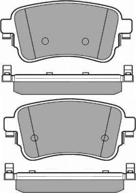 E.T.F. 12-1700 - Kit de plaquettes de frein, frein à disque cwaw.fr