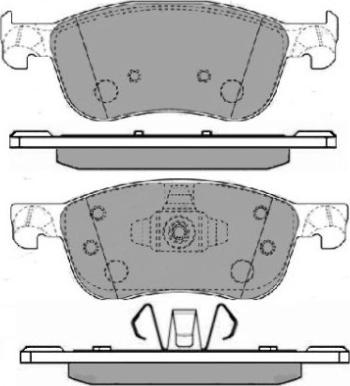 Valeo 670198 - Kit de plaquettes de frein, frein à disque cwaw.fr