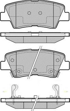 E.T.F. 12-1780 - Kit de plaquettes de frein, frein à disque cwaw.fr