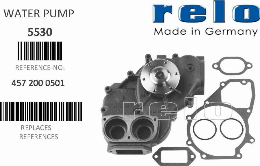 ETG Automotive 02.01.20.220018 - Pompe à eau cwaw.fr