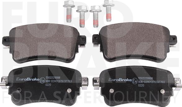 Eurobrake 5502229998 - Kit de plaquettes de frein, frein à disque cwaw.fr