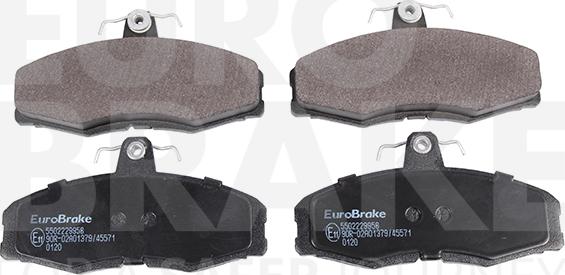 Eurobrake 5502229958 - Kit de plaquettes de frein, frein à disque cwaw.fr