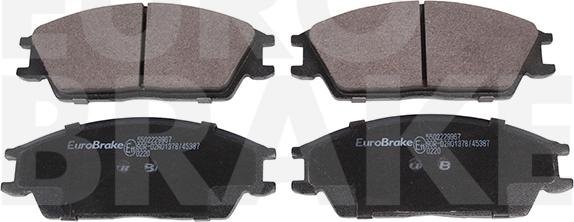 Eurobrake 5502229967 - Kit de plaquettes de frein, frein à disque cwaw.fr