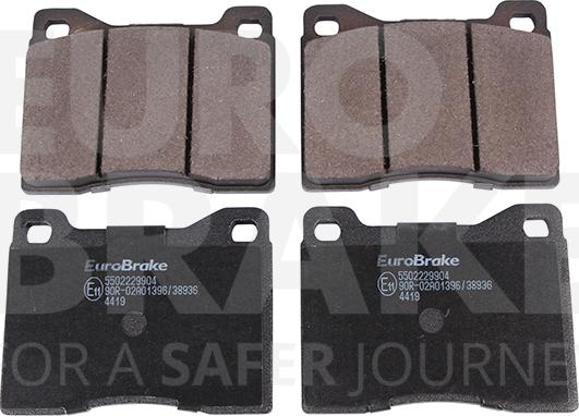 Eurobrake 5502229904 - Kit de plaquettes de frein, frein à disque cwaw.fr