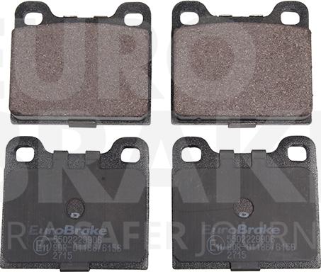 Eurobrake 5502229906 - Kit de plaquettes de frein, frein à disque cwaw.fr