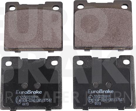 Eurobrake 5502229911 - Kit de plaquettes de frein, frein à disque cwaw.fr