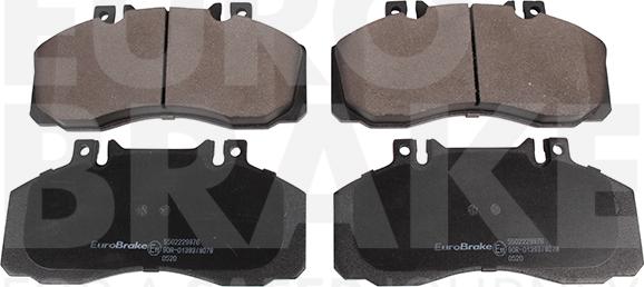 Eurobrake 5502229976 - Kit de plaquettes de frein, frein à disque cwaw.fr