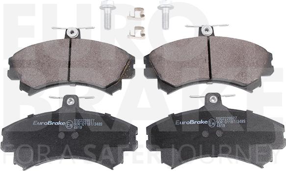 Eurobrake 5502229977 - Kit de plaquettes de frein, frein à disque cwaw.fr