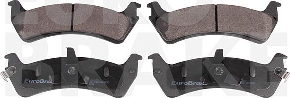 Eurobrake 5502229312 - Kit de plaquettes de frein, frein à disque cwaw.fr