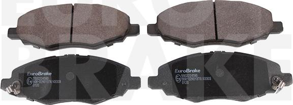 Eurobrake 5502224590 - Kit de plaquettes de frein, frein à disque cwaw.fr