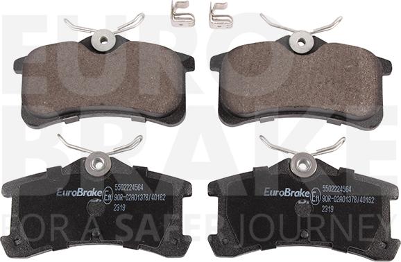 Eurobrake 5502224564 - Kit de plaquettes de frein, frein à disque cwaw.fr