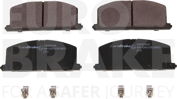 Eurobrake 5502224508 - Kit de plaquettes de frein, frein à disque cwaw.fr