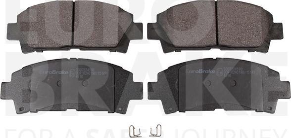 Eurobrake 5502224530 - Kit de plaquettes de frein, frein à disque cwaw.fr