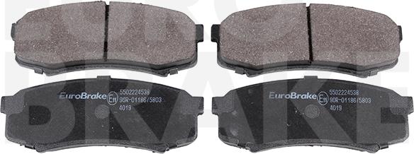 Eurobrake 5502224538 - Kit de plaquettes de frein, frein à disque cwaw.fr