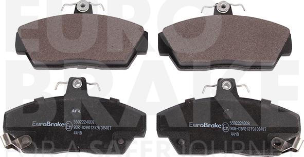 Eurobrake 5502224008 - Kit de plaquettes de frein, frein à disque cwaw.fr