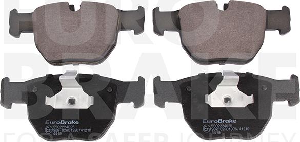 Eurobrake 5502224025 - Kit de plaquettes de frein, frein à disque cwaw.fr