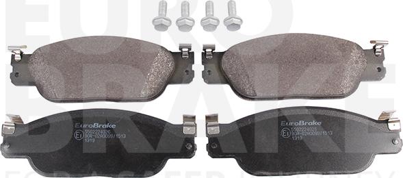 Eurobrake 5502224026 - Kit de plaquettes de frein, frein à disque cwaw.fr