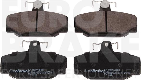 Eurobrake 5502224809 - Kit de plaquettes de frein, frein à disque cwaw.fr