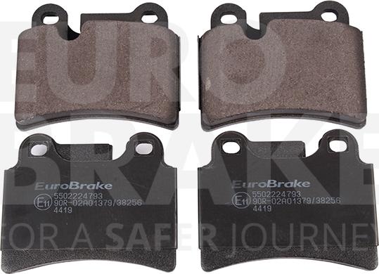 Eurobrake 5502224793 - Kit de plaquettes de frein, frein à disque cwaw.fr