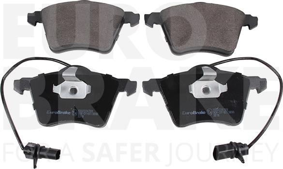 Eurobrake 5502224769 - Kit de plaquettes de frein, frein à disque cwaw.fr