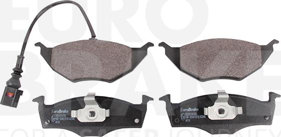 Eurobrake 5502224760 - Kit de plaquettes de frein, frein à disque cwaw.fr