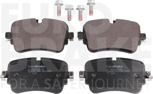 Eurobrake 55022247140 - Kit de plaquettes de frein, frein à disque cwaw.fr