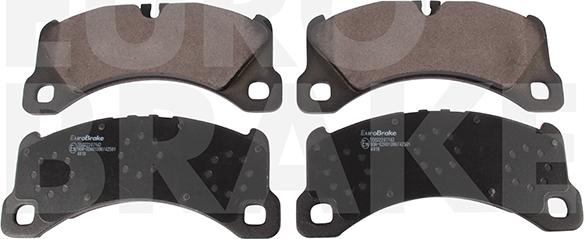 Eurobrake 55022247142 - Kit de plaquettes de frein, frein à disque cwaw.fr