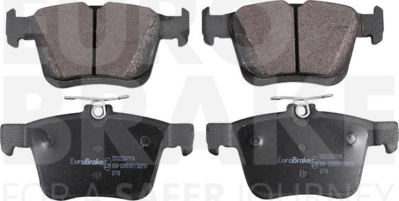 Eurobrake 55022247114 - Kit de plaquettes de frein, frein à disque cwaw.fr