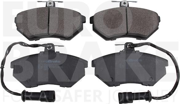 Eurobrake 5502224711 - Kit de plaquettes de frein, frein à disque cwaw.fr