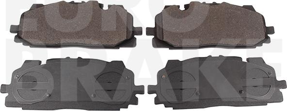 Eurobrake 55022247139 - Kit de plaquettes de frein, frein à disque cwaw.fr