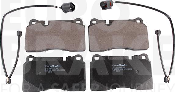 Eurobrake 5502224788 - Kit de plaquettes de frein, frein à disque cwaw.fr